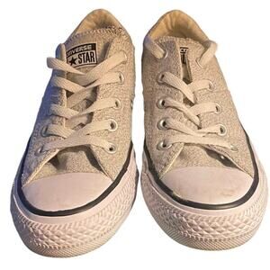 CONVERSE ALL*STAR Women’s Sneakers, Light Gray, size 6, Laces, Made in Vietnam